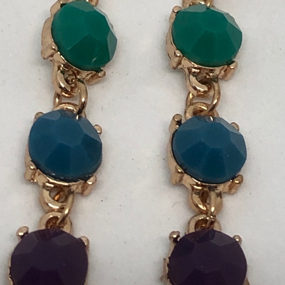 Triple drop earring - Picture 2 of 4